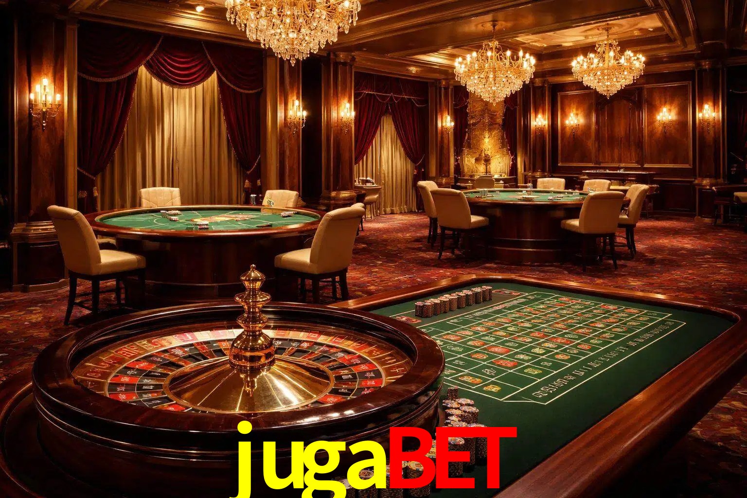 Una escena premium de mesa de casino en vivo con cartas, elementos de ruleta y un ambiente pulido de estudio de transmisión.